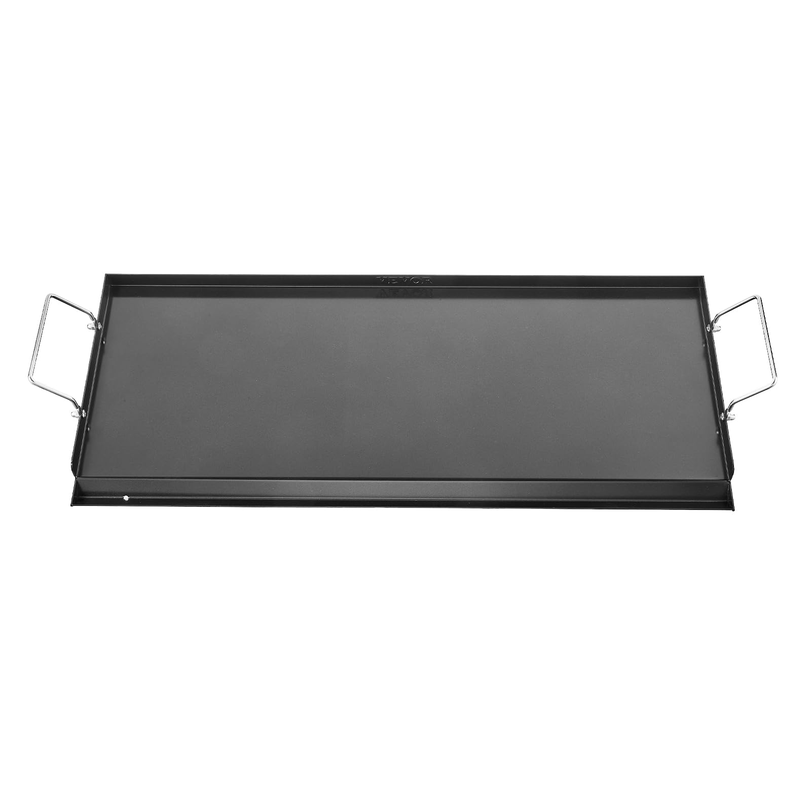 VEVOR Teppanyaki uniwersalny prostokątny grill ze stali węglowej 812 x 310 mm z płaską powierzchnią, żelazko gazowe Teppanyaki, przenośne rodzinne przybory kuchenne z uchwytem, do gotowania