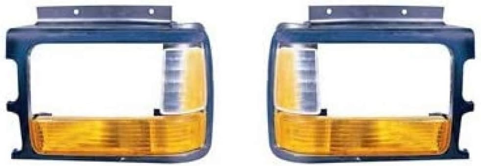 CarLights360 For 1991-1996 Dodge Truck Dakota Passenger Side Chrome Headlight Door For 56003350 | CH2513153