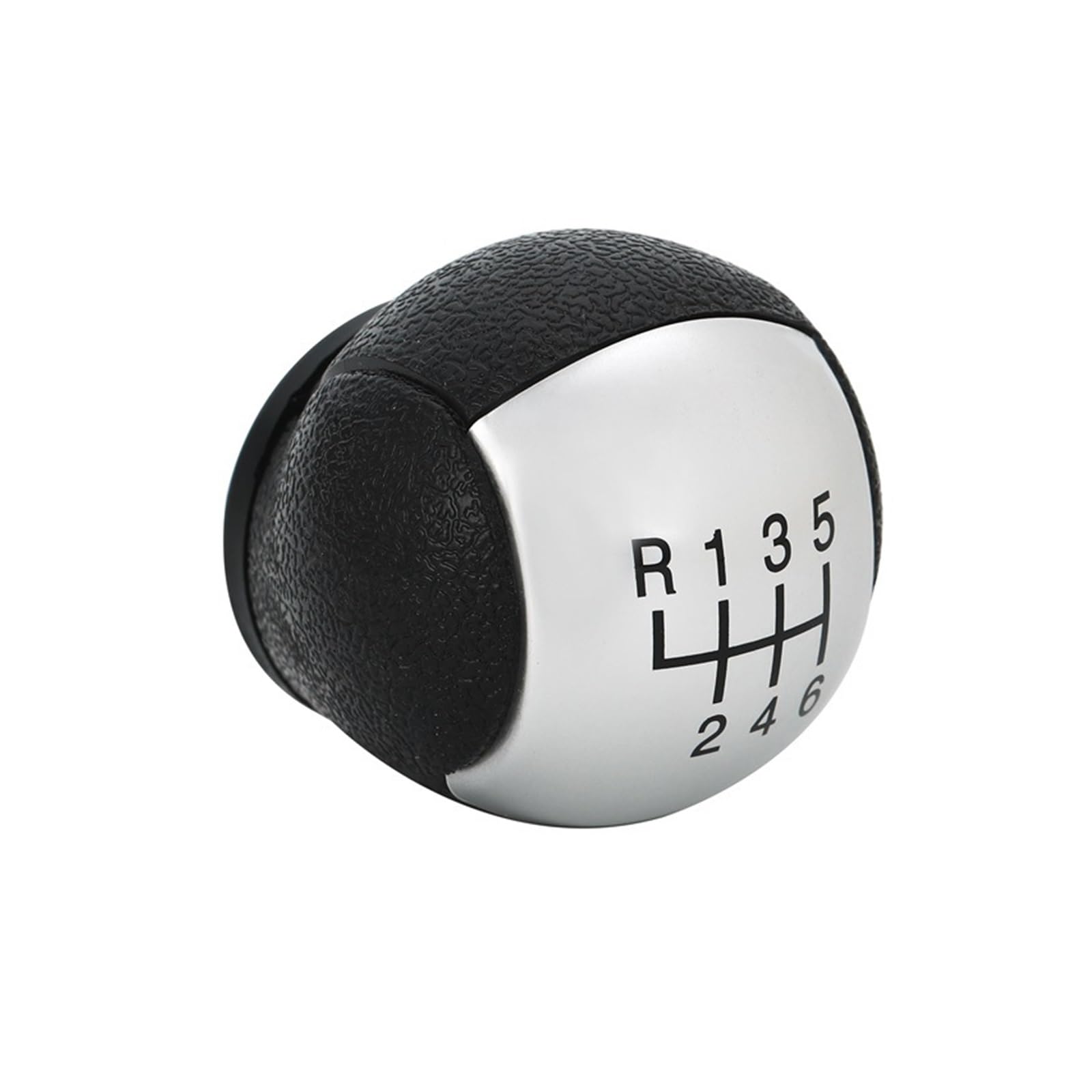 CONYUO Car Shift Knob for Ford for Transit Manual Gear Shift Knob Shifter Lever Head Direct Replacement(Silver)