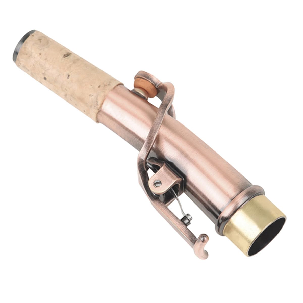 Totority 2 Stück Messing Saxophon Sopran Blattschraube mit Polierter Oberfläche Robustes Saxophon Zubehör Zuhause