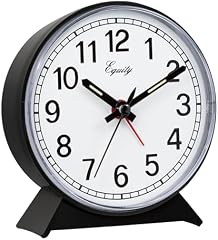Equity Black Analog Wind Up Alarm Clock review photo Equity Black Analog Wind Up Alarm Clock review image