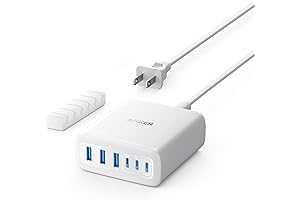 Anker 112W Fast Charging 6-Port Desktop Charging Station