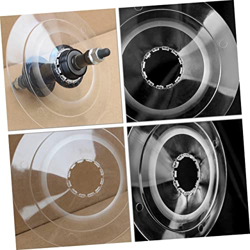 Gafoki 2Pcs Flywheel Guard Bike Stuff Bike Spokes Bike Accessories Clear Spoke Cover Cassette Freewheel Protection Clear Flywheel Guard Wear-Resistant Flywheel Protector Spokes Protector #TOP6