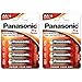 Produktbild PANASONIC Pro Power Gold AA/LR6 1,5 V Alkaline-Batterien, 2 Packungen mit je 4 Stück