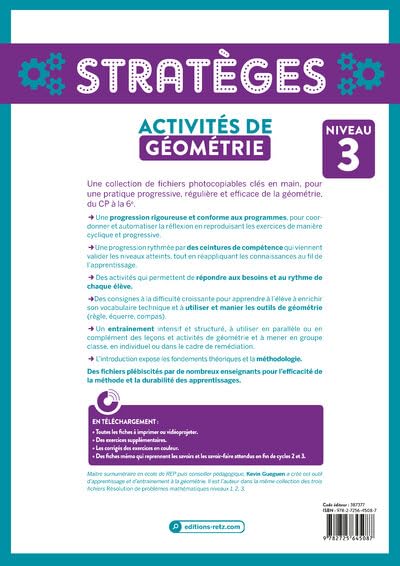 Activités de géométrie CM1 CM2 pour progresser en autonomie pas à pas - 3