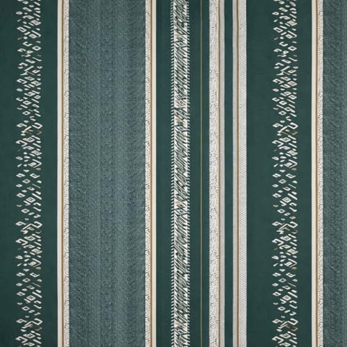 Image of Designer Floral Printed Flat Bedsheet for Double Bed 200tc to 220tc | Ultra Soft Cotton Fabric | King /Queen Size Top Sheet with 2 Matching Pillow Covers - 228 x 228 Cm, Teal Green