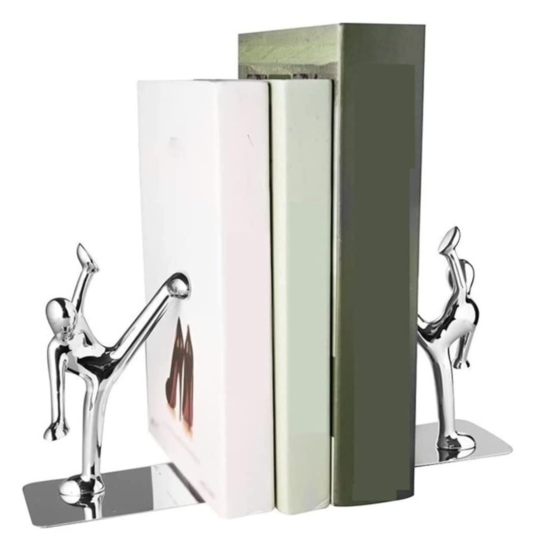 Reggi Libri, Fermalibri Fermalibri Uomo In Acciaio Inossidabile Per Impieghi Gravosi, Antiscivolo Artistici, Decorativi Ufficio Casa Scrivania