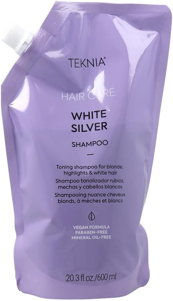 - LAKMÉ Teknia White Silver Shampoo, Toning Shampoo for Blondes and Bleached Hair