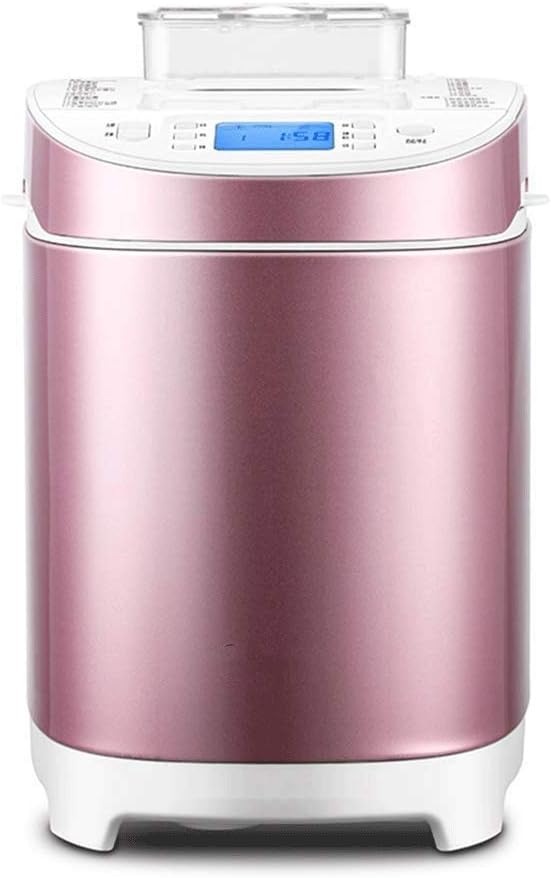 Automatic Bread Machine with， Programmable Maker, 15 Hours Delay Timer, 1 Hour Keep Warm