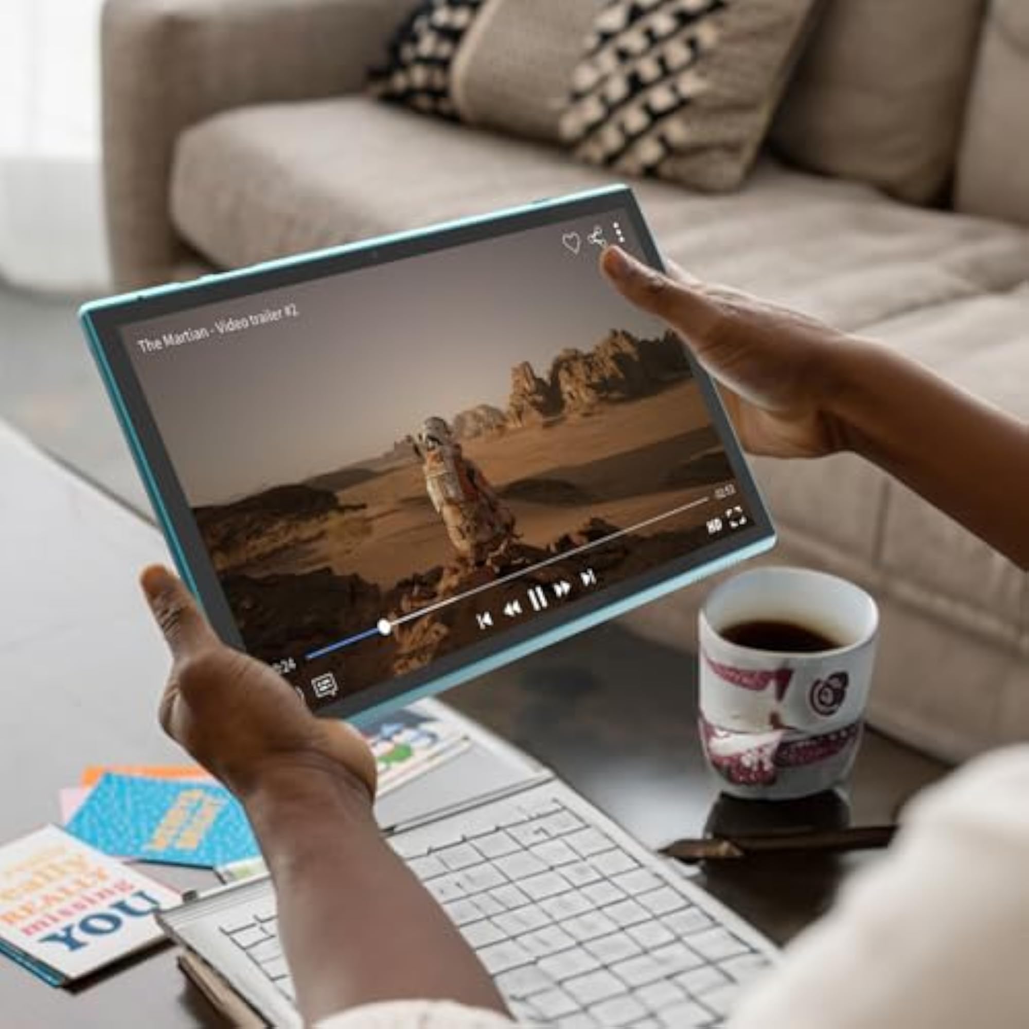 10 Inch Android Tablet with Stylus Case, 8GB RAM