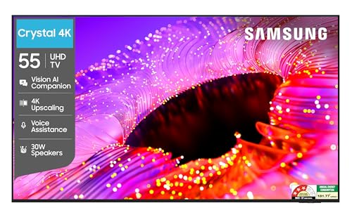 Image of Samsung 55 inches Crystal UHD 4K Samsung Vision AI Smart TV UA55UE85AHULXL