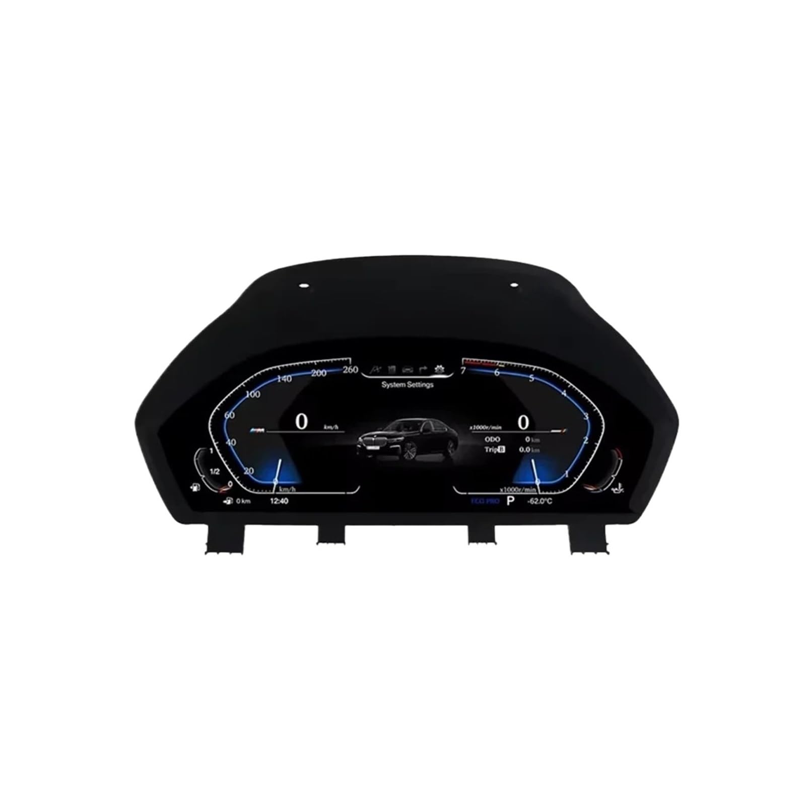 Cruscotto compatibile con BMW Serie 3 4 F30 F31 F34 F35 F32 F33 F36 F80 F82 F83 Tachimetro multiplo LCD Quadro strumenti digitale