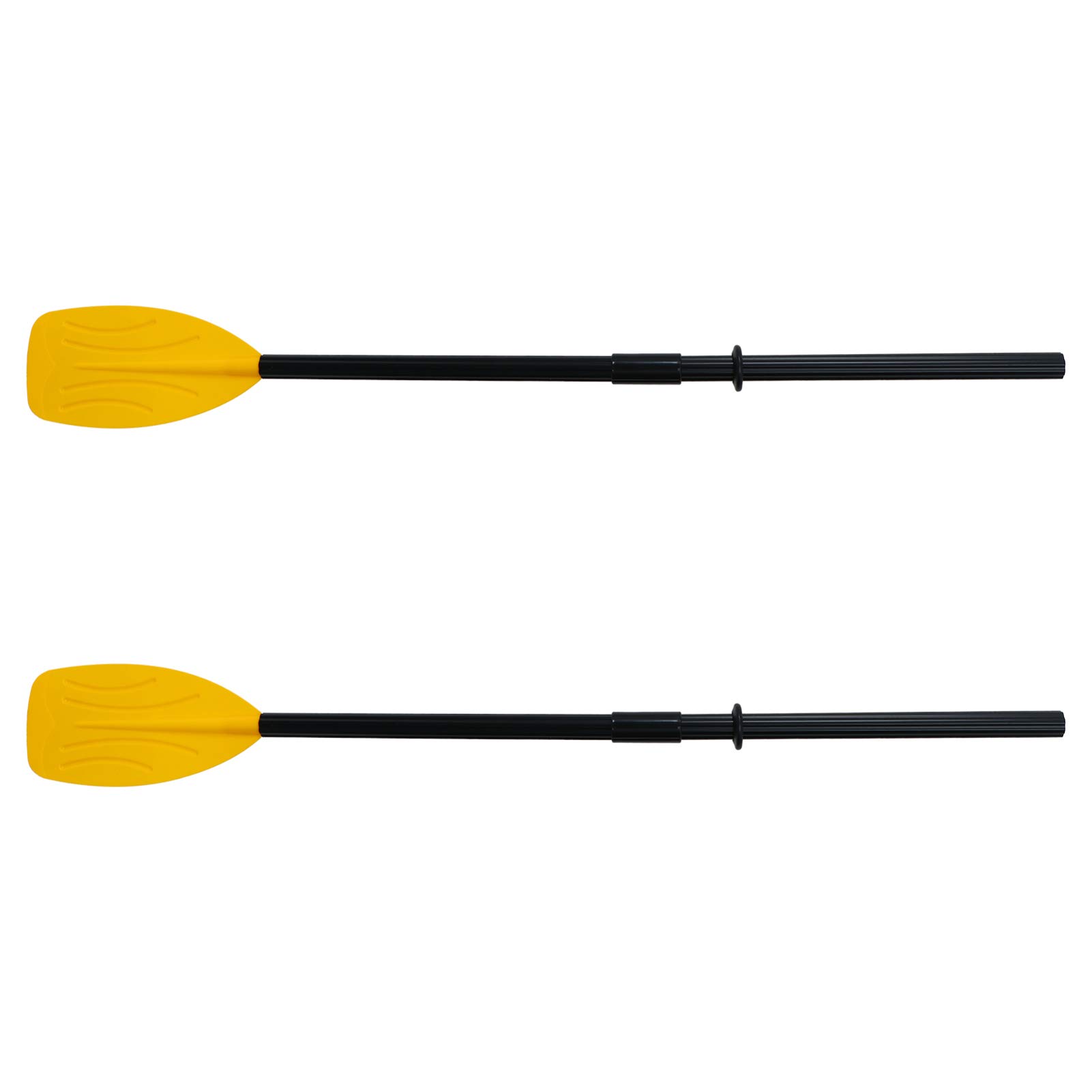 BESPORTBLE 1 Pair Reinforced Paddle Detachable Boat Rowing Oars Plastic Paddles French Style Boat Paddles Detachable Oars Kayak Paddles French Oars Boat Oars Heavy Duty Paddles Plastic Oars