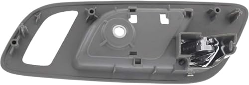 Miniatura 5 de KarParts360 Manija de puerta interior delantera GMC Yukon con bisel gris del lado del conductor con palanca cromada (2007-2014)  Trim All Submodels