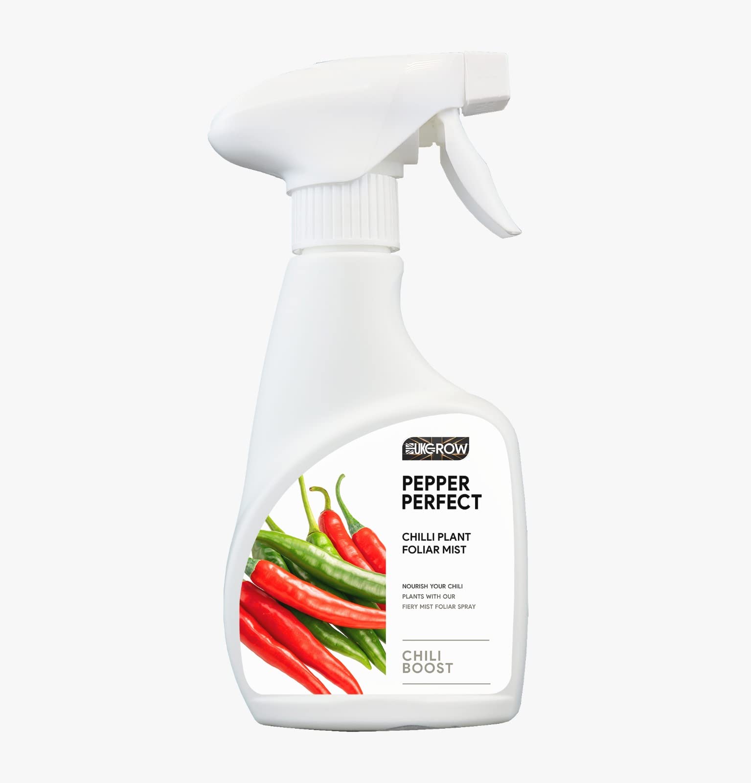 UK GROW 300ml Chilli Plant Specialised Foliar Spray - Boost Growth, Health, and Yield of Your Plants (300ml, Chilli and Pepper Foliar Myst)