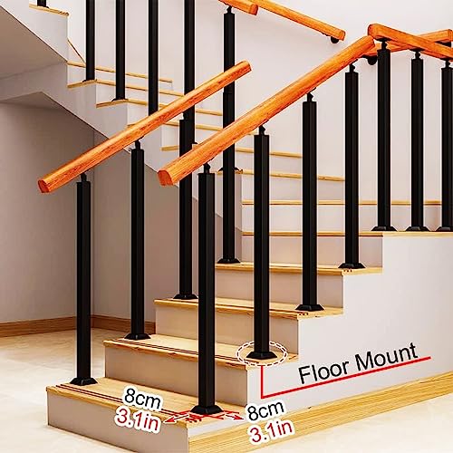 Barre de support de main courante pour rénover un escalier
