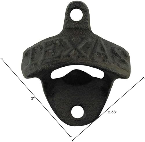 Miniatura 6 de Treasure Gurus - Abridor de botellas de hierro fundido de hierro fundido Texas para montaje en pared, tapa de soda, decoración de bar rústico