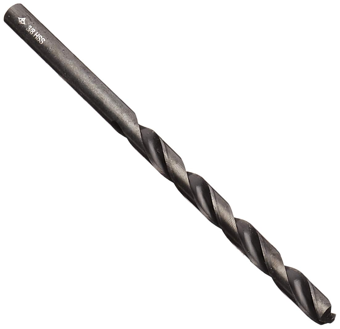 Cleveland Twist 3/8" Dia. 6-3/4" OAL Black Oxide High Speed Steel Taper Length Drill