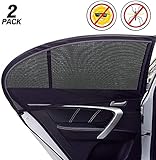 🚕【Schaffen Sie eine komfortablere Umgebung】 --- Decken Sie die Fenster zu 100% ab, senken Sie die Temperatur im Auto und bieten Sie und Ihrer Familie maximalen Sonnenschutz. Die dunklen Sonnenschirme erlauben Privatesphäre für die Passagiere auf den Rücksitzen. Können Sie und Ihre Familien besser genießen Musik, Filme, Videospiele und Ruhe.