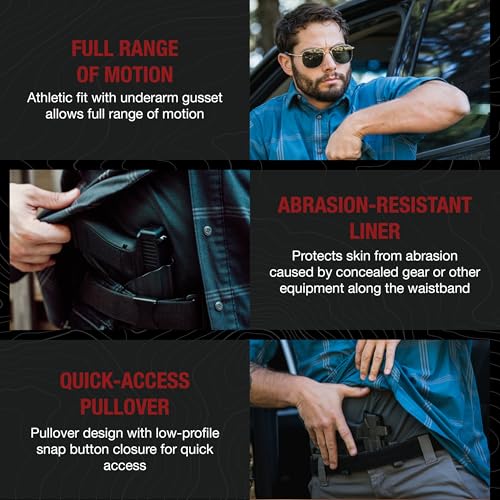 Vertx Guardian Mens Tactical Shirt for Concealed Carry Short Sleeve3