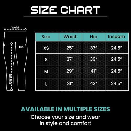 Leggings de entrenamiento con peso premium con cintura alta moldeadora de 3 lb 7