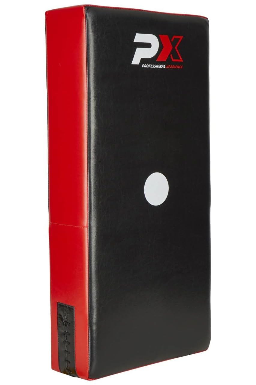 Schlagpolster Strike - Mit 4 Griffen - 75 x 35 x 15 cm - Kunstleder rot-schwarz - Robuste leichte Pratze