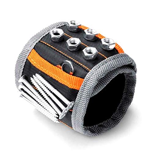 Bracelet Magnétique Outil AKT avec 15 Aimants sur Puissants pour Vis