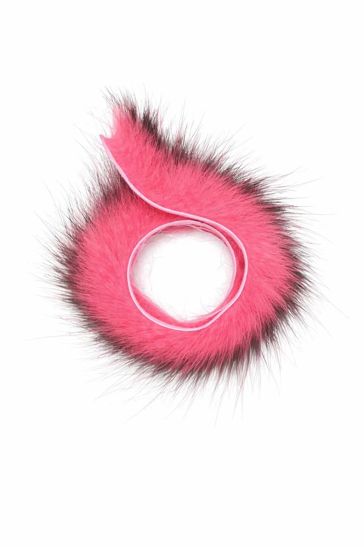 Aqua Flies American Opossum - Salmon Pink