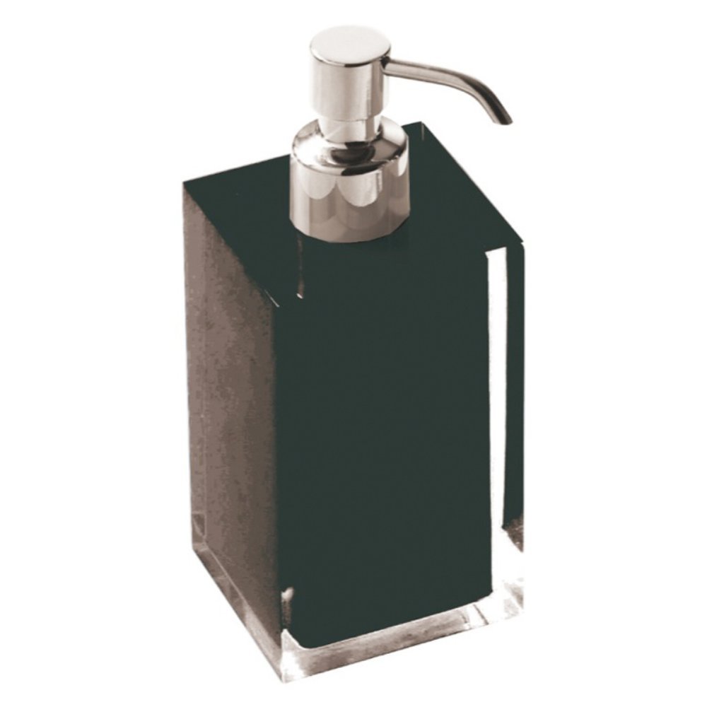Dosificador Gedy Rainbow Negro RA811400300 de diseño italiano minimalista