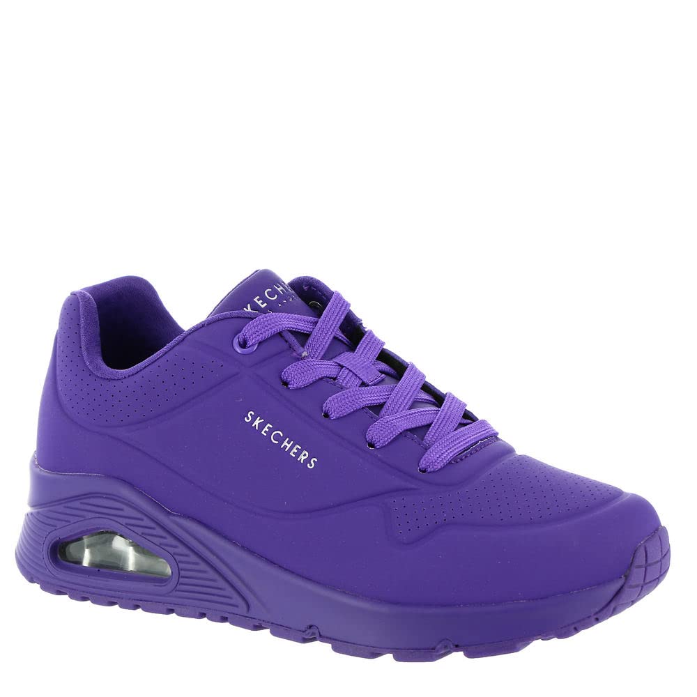 Skechers Women's Uno - Night Shades Trainers, Pur, 6.5 UK Wide