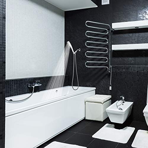 ShowerMaxx, Elite Series, 2.3 inch Ultra High Pressure Hand Held Shower Head with Extra Long Stainless Steel Hose, MAXX-imize Your Shower with Showerhead in Polished Chrome Finish - Thumbnail 3