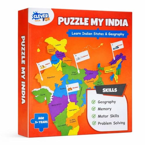 Puzzle My India | Educational India Map Puzzle Toy | Jigsaw Puzzl...