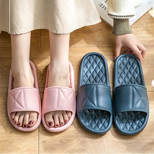 MTFBQ Cloud Slippers for Woman and Men Pillow Slides Sandals Quick Drying Bathroom Slippers Platform Shower Shoes Non-Slip Massage Pool Gym House Spa Slipper Lightweight, Soft and Breathable2