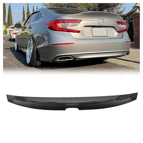 HECASA Gloss Black Duckbill Spoiler for 2018-2022 Honda Accord