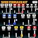 SOMELINE Ferrule Hexagonal Crimping Tool Kit, 21 Sizes Ferrules, 24-8 AWG Ferrule Crimper, Hexagonal Crimp Pliers Ferrule Terminal Kit