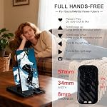 14" Phone Screen Magnifier with Bluetooth Remote, 3D HD Stand Black - Image 3