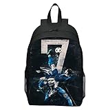 PyrrlicToy Bolsos de ídolos de Fútbol,Mochilas de Viaje Multifuncionales Estrellas de Fútbols Adecuadas para Fanáticos y Chicos de Fútbols