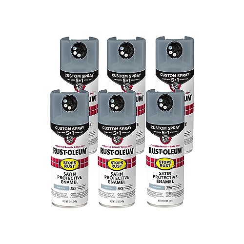 Image of Rust-Oleum Stops Rust Custom 5-in-1 Spray Paint, Satin Blue Haven