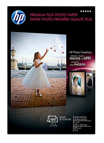 Hewlett-Packard Products - Photo Paper, High Gloss, 11.5 Mil., 4"X6", 100/Pk, White - Sold As 1 Pk - Premium Plus Photo Paper Delivers Professional-Quality Photos With Hewlett-Packard Vivera Inks That Resist Fading For Generations. Smooth Gloss Finish, Sturdy Thickness And Weight Rival Professional Photographs. Professional-Quality Sheets Maximize Color Intensity. Unique Hp Back-Coating Prevents Prints From Sticking When Stacked. Ideal For Family And Important Event Photos. 75 Lb. #TOP18