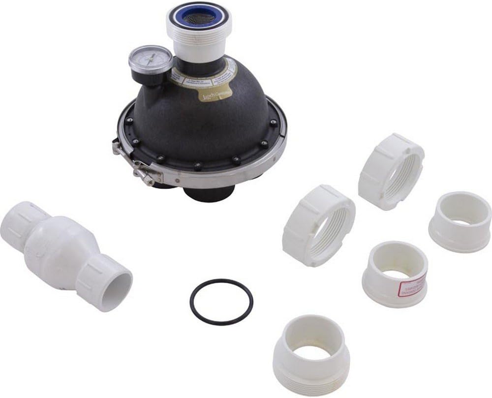 Zodiac Valve, 5 Port, Blk, 2" Complete