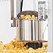 Nostalgia Popcorn Maker Machine - Professional Cart With 2.5 Oz Kettle Makes Up to 10 Cups - Vintage Popcorn Machine Movie Theater Style - Red