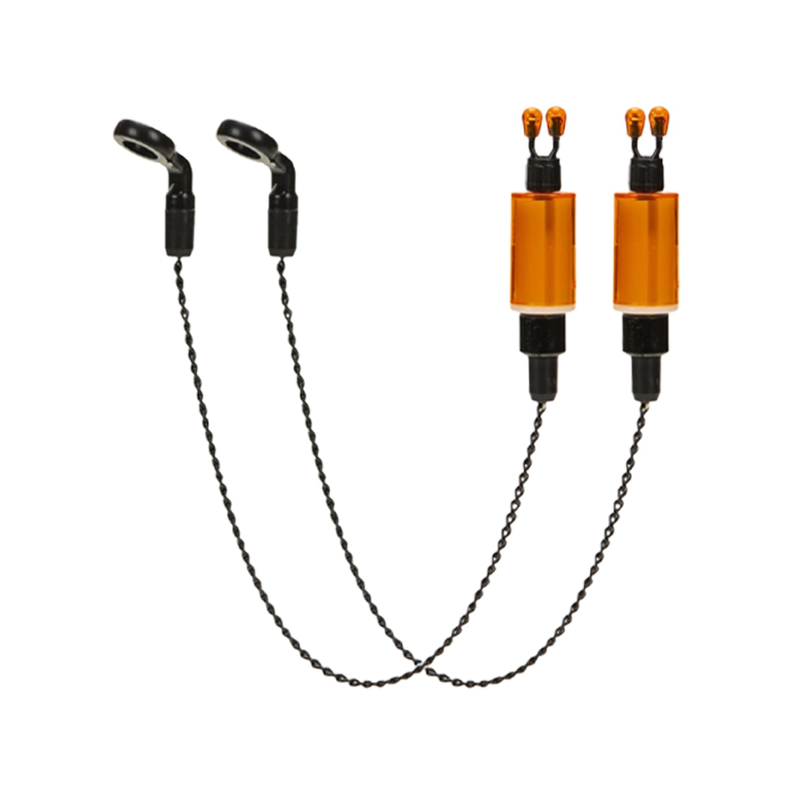 Bite Indicators For Carp Fishing 2pcs Bobbins Carp Fishing Fishing Rod Alarm Bite Alarm Bobbins For Night Fishing Carp Accessories