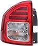 Evan-Fischer Tail Light Assembly Compatible with 2014-2017 Jeep Compass Driver Side