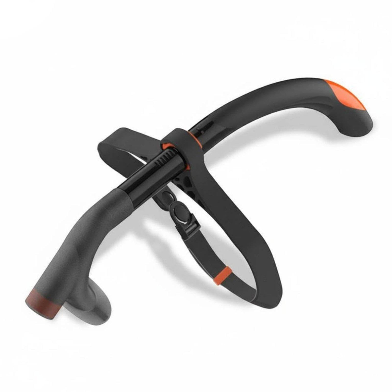 Swim Training Snorkel Silicone Mouthpiece Front Swim Snorkel Single-Way Purge Valve Breathing Tube for Swimmers, Beginners Orange-image-8