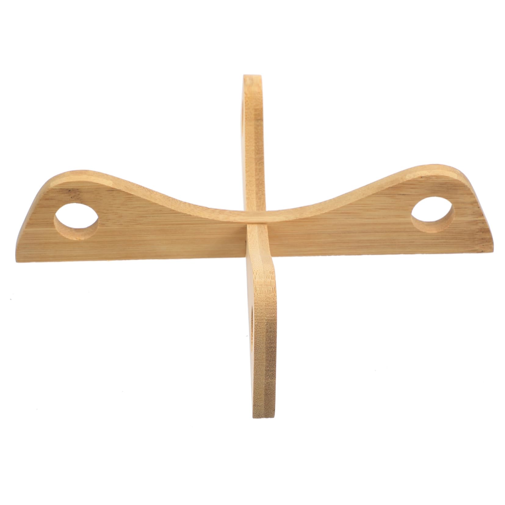 MUCKLILY 2pcs Reusable Wok Holder Multi Function Countertop Rack Wear Resistant Pot Accessory for Kitchen Use Compact Lightweight Design