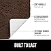 GORILLA GRIP Bathroom Rug Sets, Soft Chenille 2 Piece Area Rugs Set, Toilet Base Mat and 30