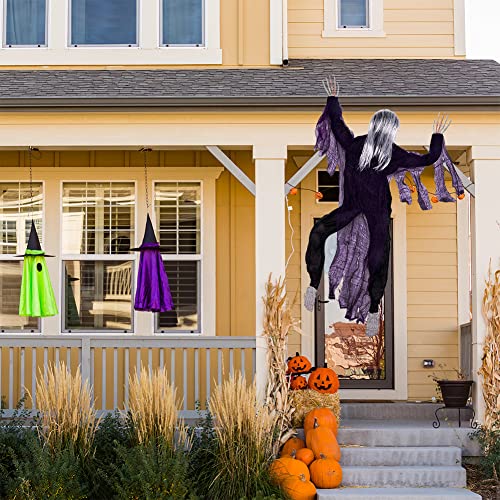 Halloween Climbing Zombies Wall Decoration, 63" Life-Size Scary Climbing Dead Zombie For Halloween Haunted House Prop Decor Wall Window Yard Decoration #TOP1