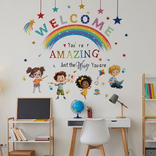 Vinilos Decorativos Reading Corner Rainbow para Niños miniatura 5