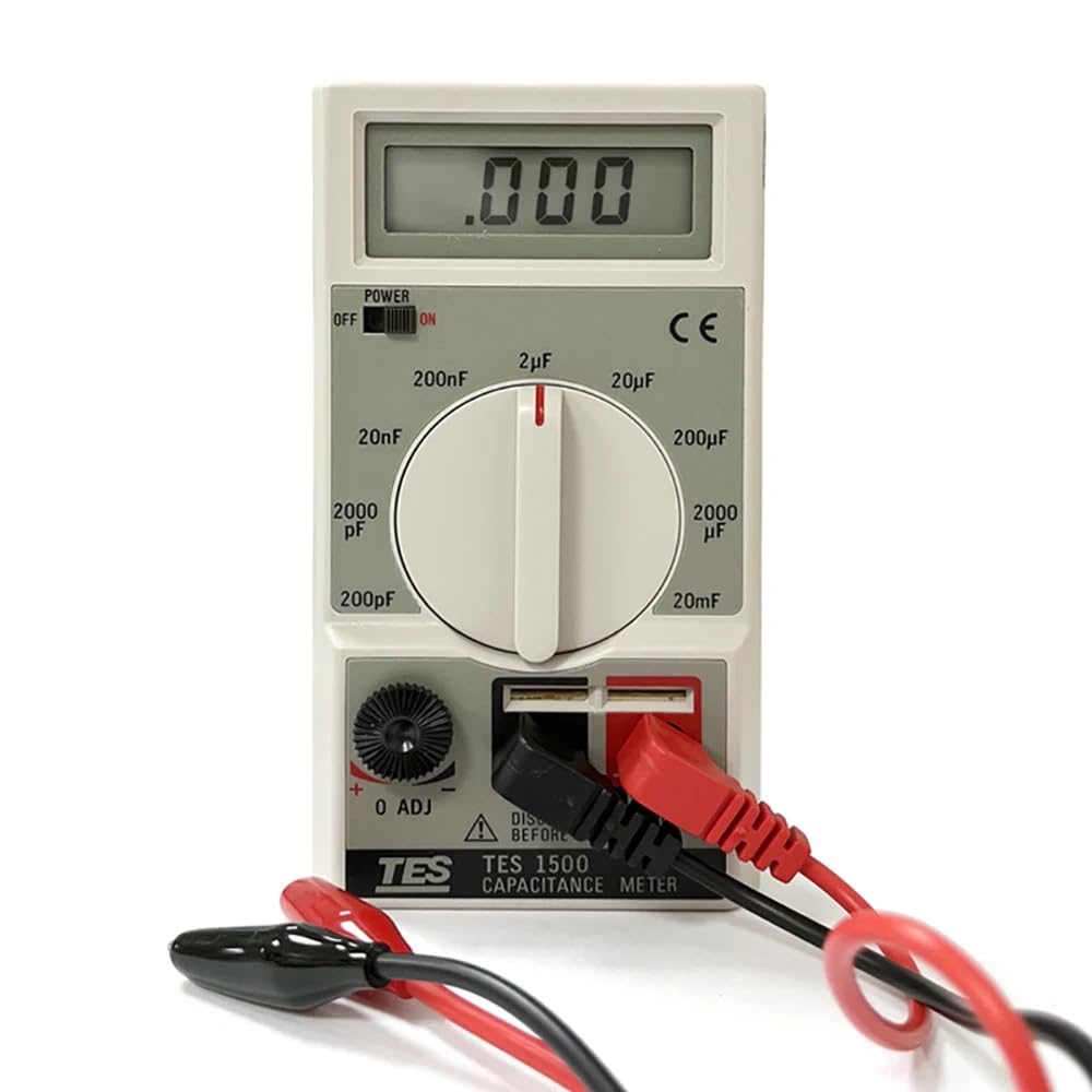 Medidor de Capacitancia Digital, Medidor de Capacitancia Integral de Doble Armónico de Alta Precisión, Medidor de Capacitancia Digital para Mantenimiento de Electricistas