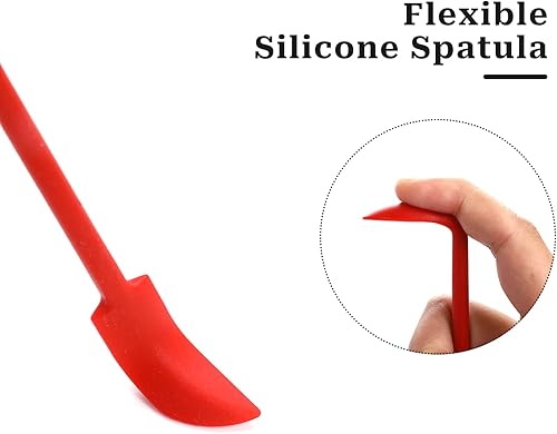 Miniatura 3 de Mini espátula de silicona espátula de maquillaje mini espátula mini juego de espátulas de silicona espátula pequeña para cosméticos de maquillaje